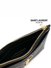 Monogram Quilted Clutch Bag Black - SAINT LAURENT - BALAAN 6