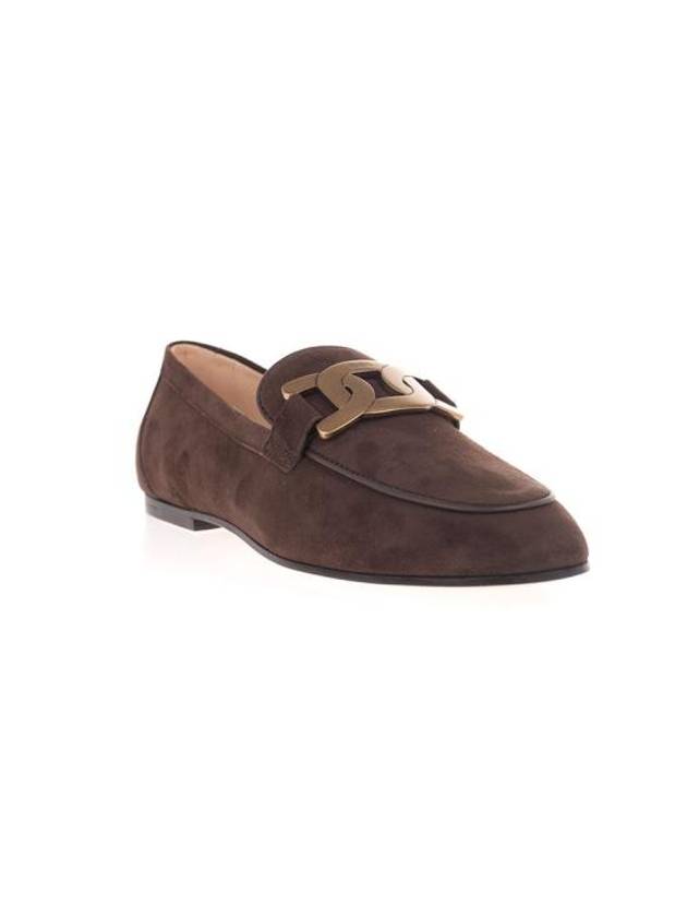 Women's Kate Suede Loafers Brown - TOD'S - BALAAN 3