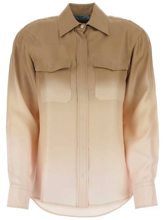 Prada Twill Shirt - PRADA - BALAAN 1