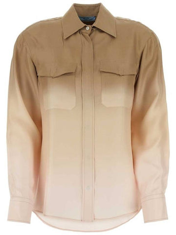 Prada Twill Shirt - PRADA - BALAAN 1