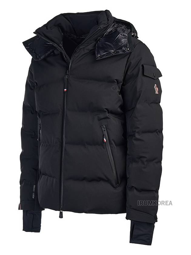 Men's Montgetech Hooded Down Ski Padding Black - MONCLER - BALAAN 3