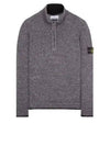 Colour Sprayed Tape Half Zip-up Regular Fit Knit Top Black - STONE ISLAND - BALAAN 2