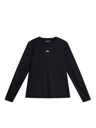 Ada Logo Print Long Sleeve T-Shirt Black - J.LINDEBERG - BALAAN 2