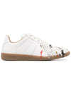 Replica Paint Drop Low Top Sneakers White - MAISON MARGIELA - BALAAN 5