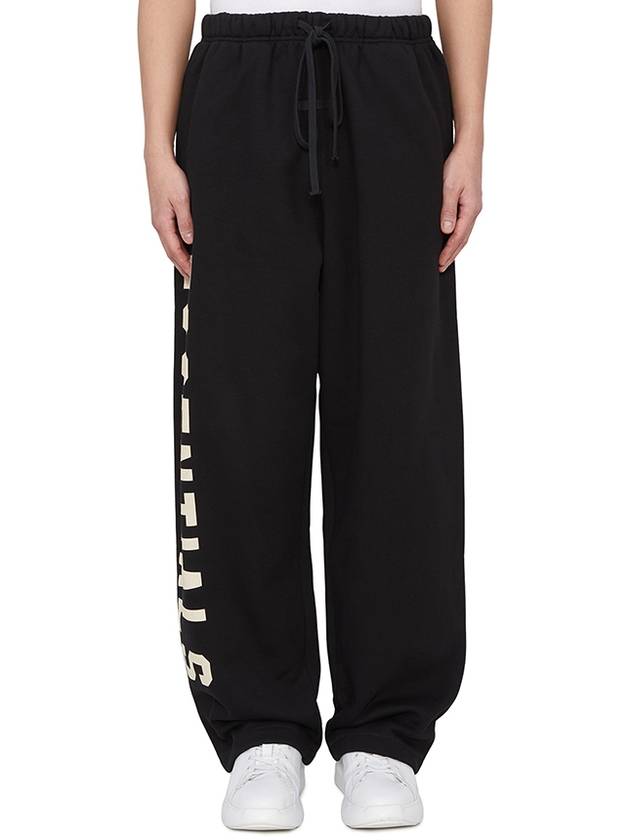 Fleece Relaxed Track Pants Black - FEAR OF GOD - BALAAN 2