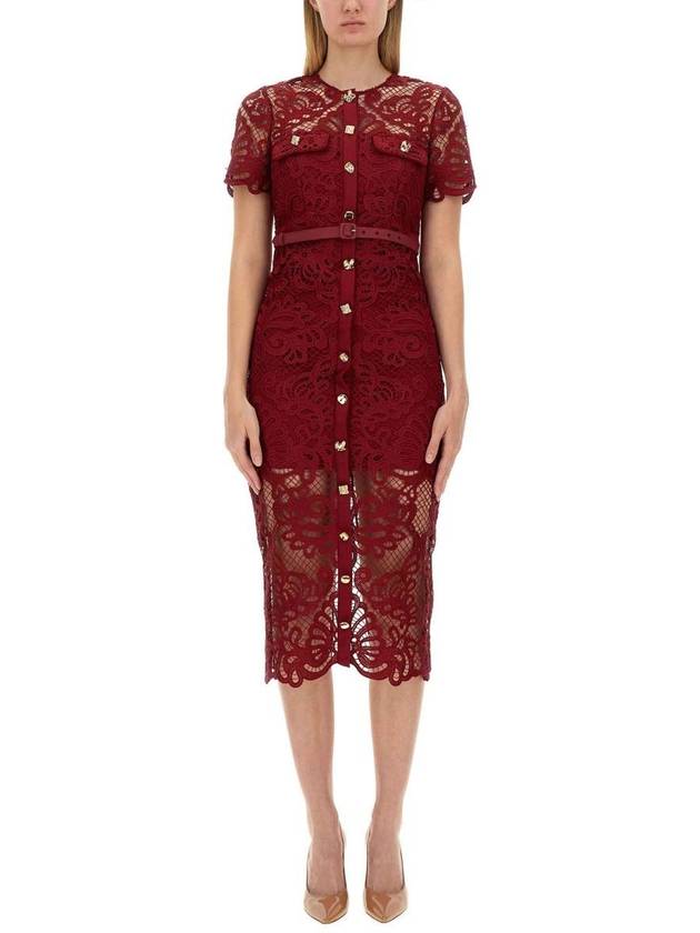 Self-Portrait Guipure Lace Dress - SELF PORTRAIT - BALAAN 1