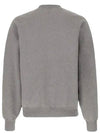 Small Heart Logo Sweatshirt Grey - AMI - BALAAN 3