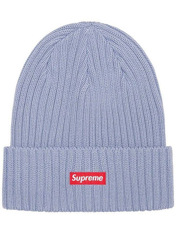 Overdyed Ribbed Beanie Slate - SUPREME - BALAAN.