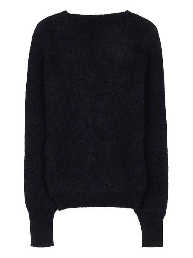 La Maille Pau Asymmetric Cardigan Black - JACQUEMUS - BALAAN 3