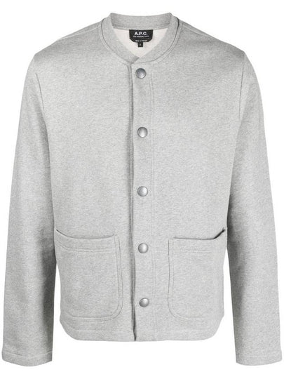 Men's Stevie Cardigan Grey - A.P.C. - BALAAN 2