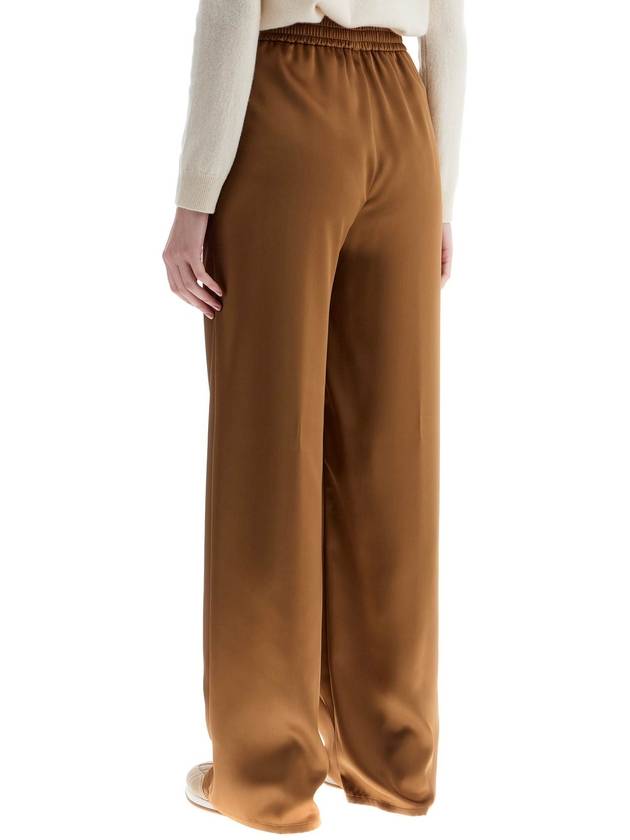 wide leg camel polyester pants - HERNO - BALAAN 3