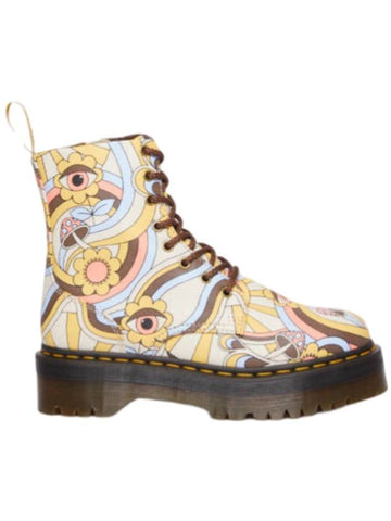 Jadon Canvas Vegan Platform Middle Boots - DR. MARTENS - BALAAN 1