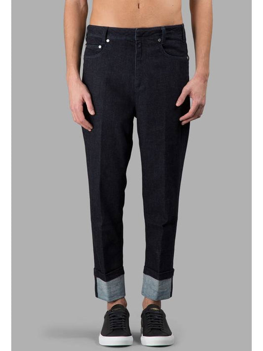 Neil Barrett Straight leg turn up cropped jeans - NEIL BARRETT - BALAAN 1