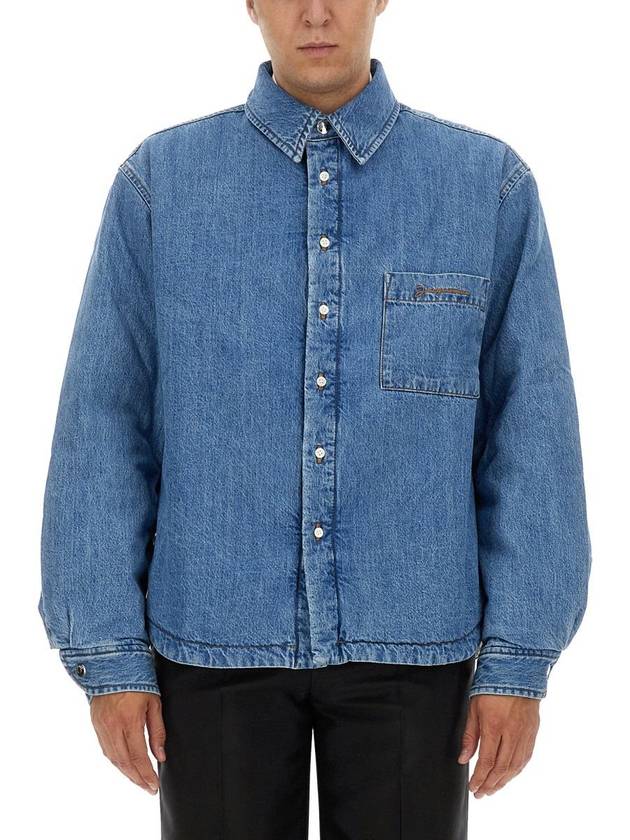 La Chemise Boulanger Long Sleeve Shirt Blue - JACQUEMUS - BALAAN 2