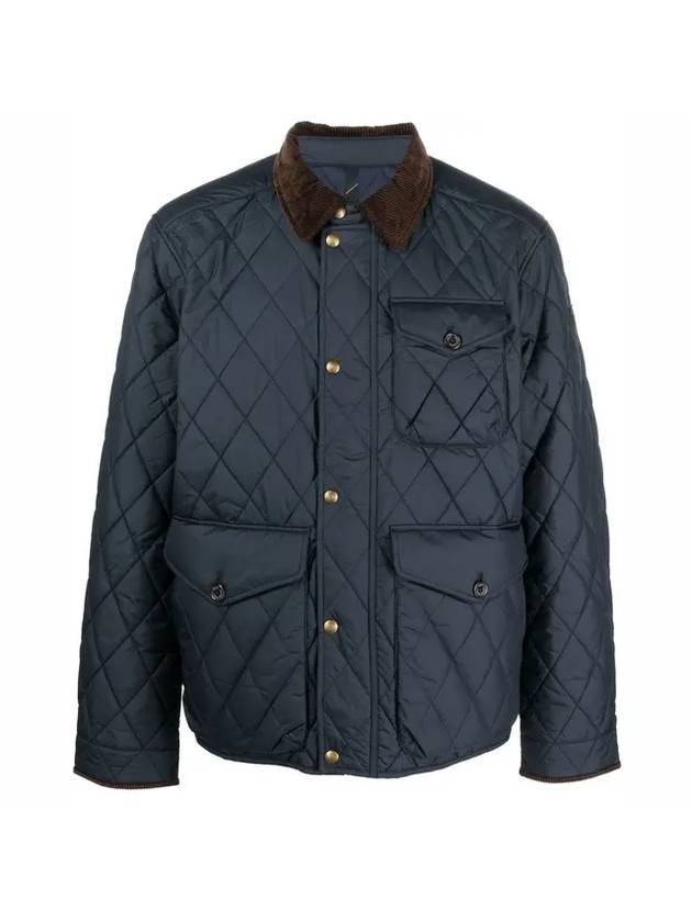 Quilted Waterproof Jumper Jacket Navy - POLO RALPH LAUREN - BALAAN 1