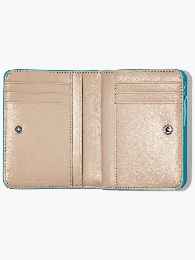 Leather J Marc Slg The Mini Compact Wallet_Pool (2S3SMP003S01-444) - MARC JACOBS - BALAAN 4