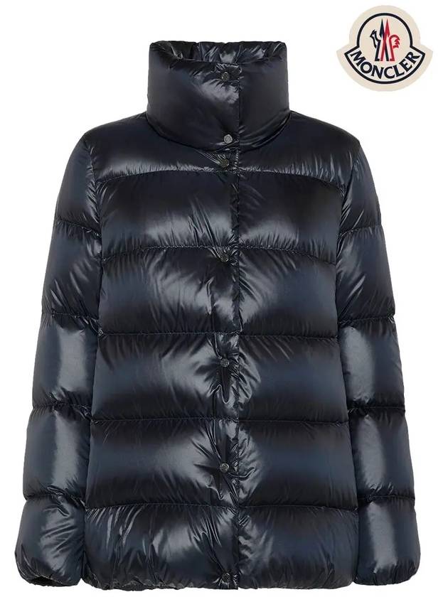 Women s COCHEVIS short down jacket navy 1A00097 595ZZ - MONCLER - BALAAN 1