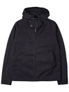 Garment Dye Zip-Up Hooded Jacket Black - TEN C - BALAAN 2