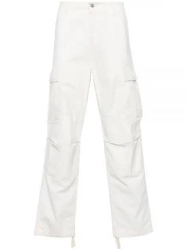 Moraga Twill Regular Cargo Straight Pants White - CARHARTT WIP - BALAAN 2