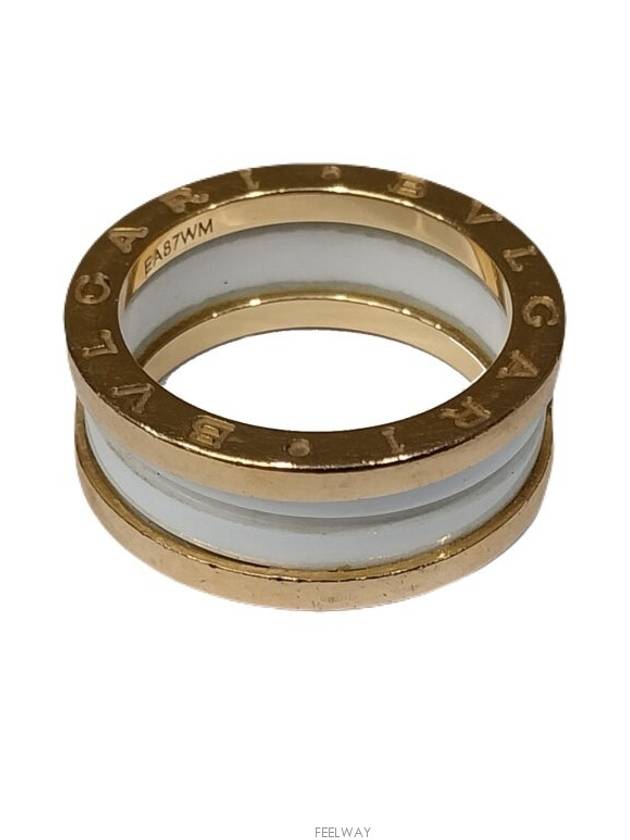 Ceramic 2 Band B Zero1 Ring No 54 - BVLGARI - BALAAN 4