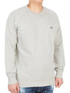 Grey Fox Head Patch Classic Sweatshirt Grey Melange - MAISON KITSUNE - BALAAN 4