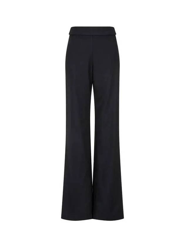 Women's folded straight fit pants black 270146 - DRIES VAN NOTEN - BALAAN 1