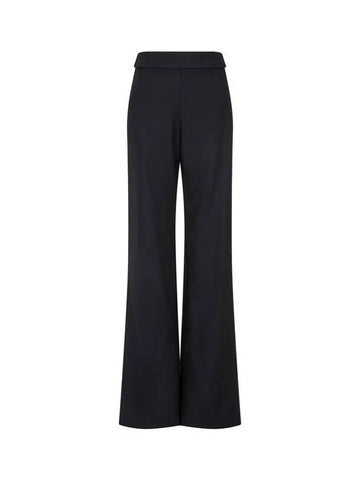 Women's folded straight fit pants black 270146 - DRIES VAN NOTEN - BALAAN 1