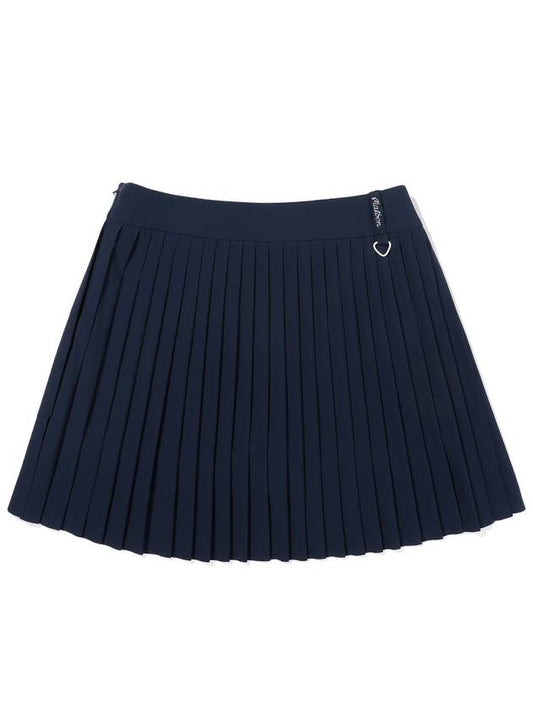 Unbalanced pleated skirt NAVY WOMAN - MALBON GOLF - BALAAN 2