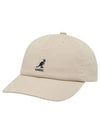 Washed Baseball Ball Cap Ivory - KANGOL - BALAAN 5