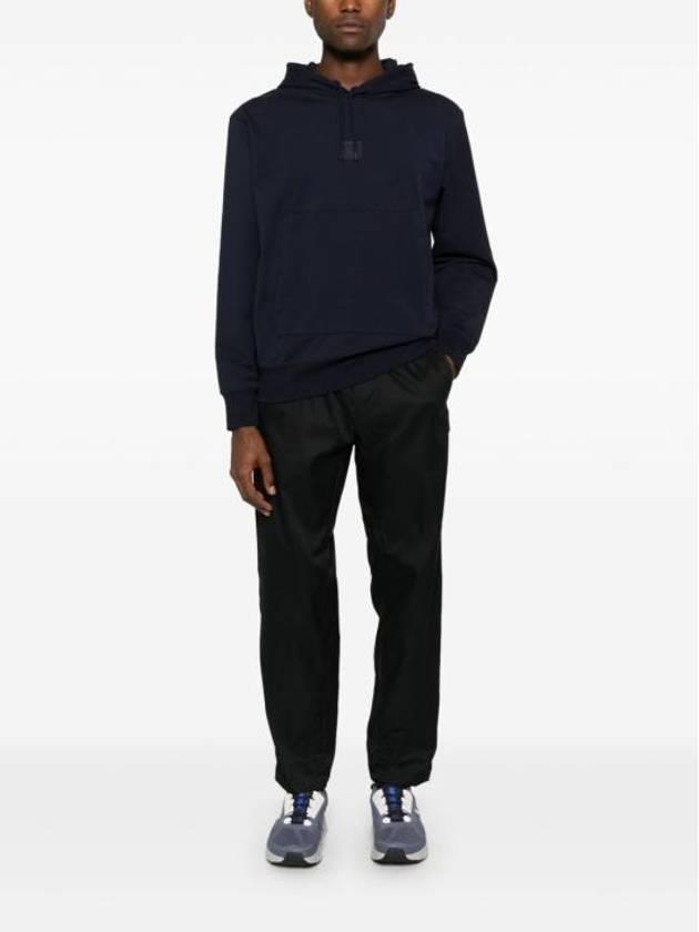 The Metropolis Series Stretch Fleece Hoodie Navy - CP COMPANY - BALAAN 7