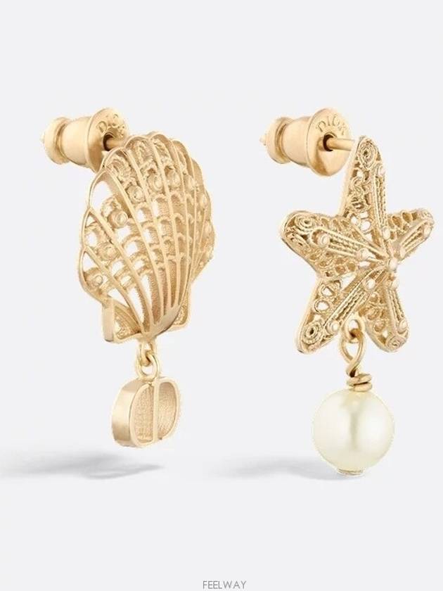 Dior Cabinet de Curiosites Earrings Gold Finish - DIOR - BALAAN 2