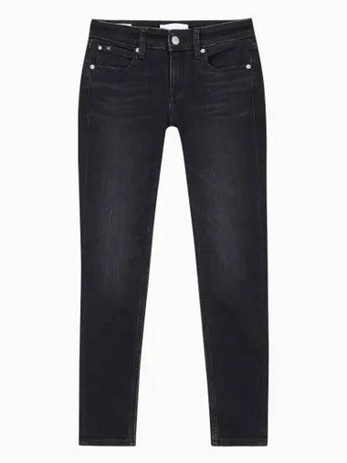 JEANS Women s Washed Black Body Fit 5 Pocket Ankle Denim J219166 1BY - CALVIN KLEIN - BALAAN 1