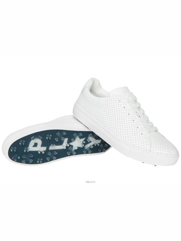 Women's Perforated Spike Shoes White - G/FORE - BALAAN 4