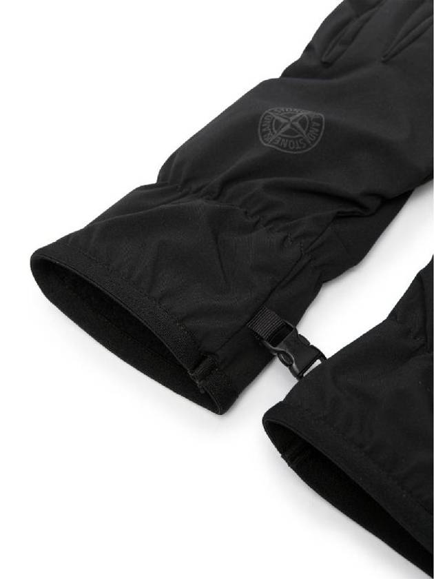 Soft Shell Redye Technology Gloves Black - STONE ISLAND - BALAAN 3