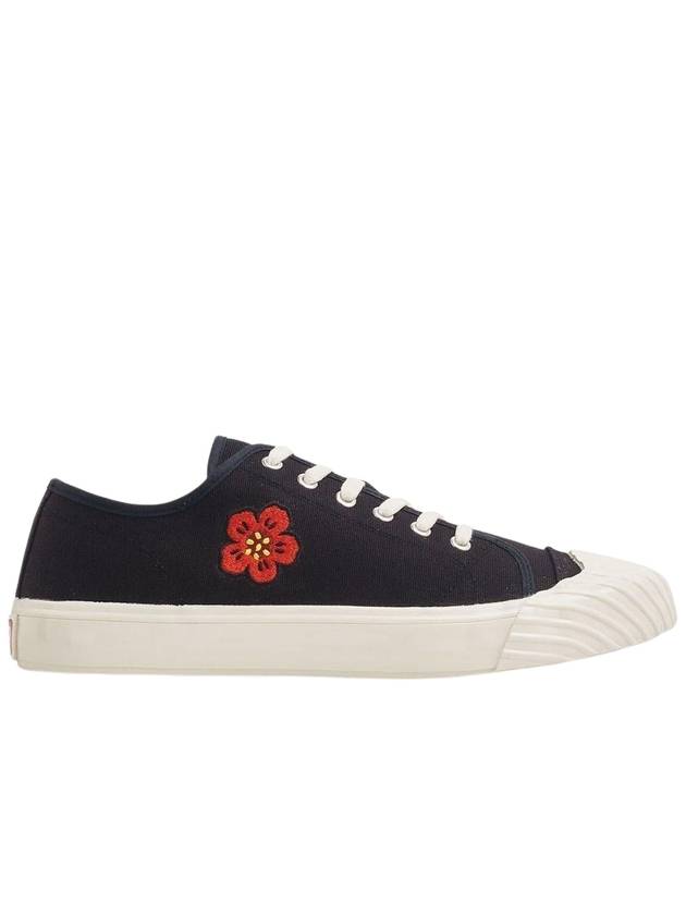 School Flower Low Top Sneakers Black - KENZO - BALAAN 2