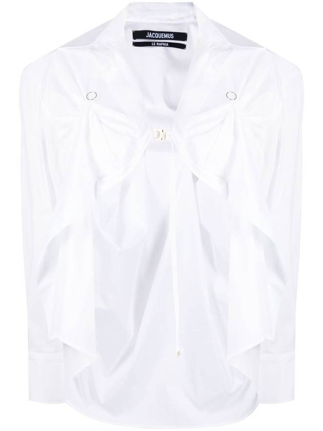 23 ss La Chemise AMARO Shirt 231SH025 1326 100 B0110813003 - JACQUEMUS - BALAAN 2