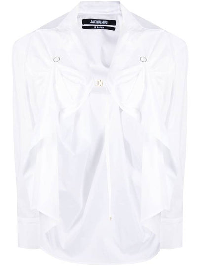 23 ss La Chemise AMARO Shirt 231SH025 1326 100 B0110813003 - JACQUEMUS - BALAAN 2