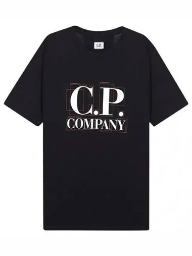 large logo graphic t shirt - CP COMPANY - BALAAN 1