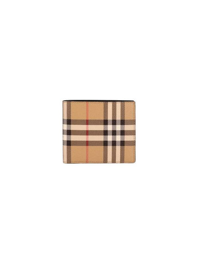 Check Half Wallet Beige - BURBERRY - BALAAN 2