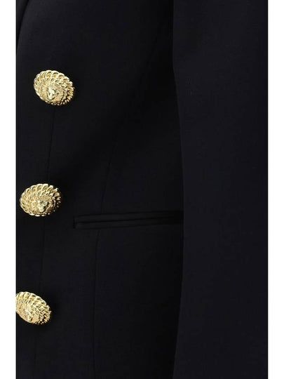 6 button spencer jacket black - BALMAIN - BALAAN 2