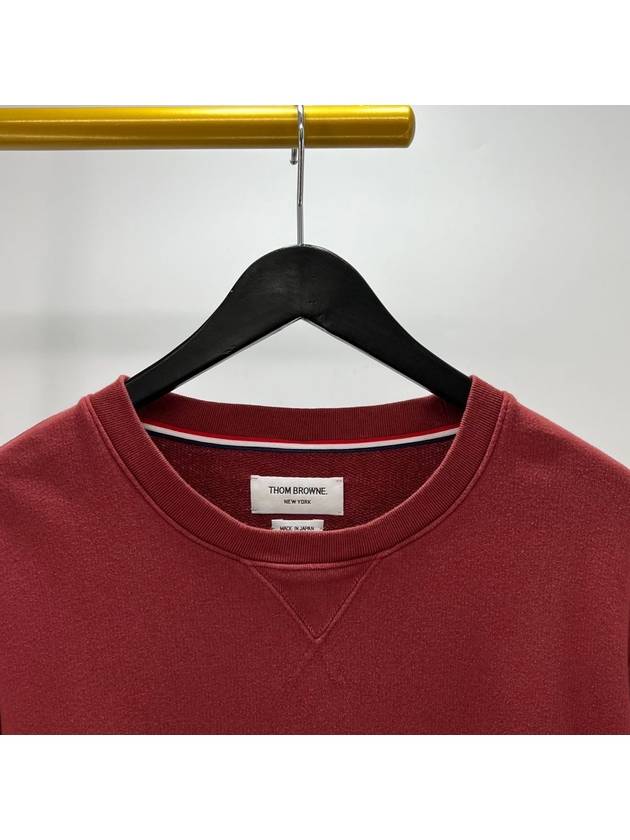 Thom Browne diagonal armband sweatshirt burgundy size 4 - MONCLER - BALAAN 4