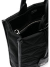 Re-Nylon Quilted Medium Tote Bag Black - PRADA - BALAAN 4