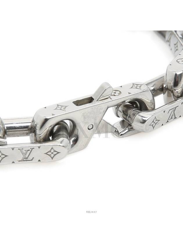 Monogram Chain Bracelet Bangle M00309 - LOUIS VUITTON - BALAAN 4