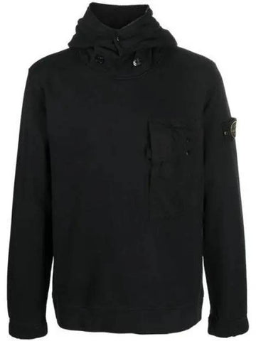 771564820 Wappen Patch Flap Pocket Hooded Sweatshirt 771 271438 1009081 - STONE ISLAND - BALAAN 1