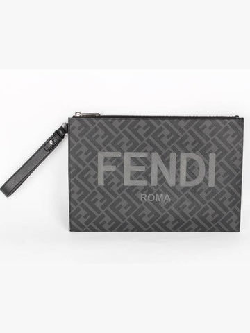 logo FF pattern clutch - FENDI - BALAAN 1