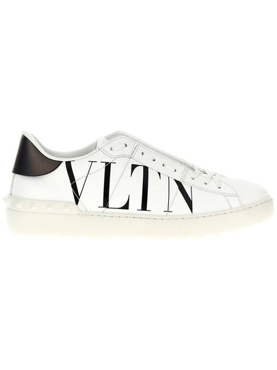 VLTN Leather Low Top Sneakers White - VALENTINO - BALAAN 2