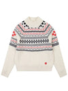 Punchka Knit Sweater OF2622LB WHITE - ONOFF - BALAAN 2