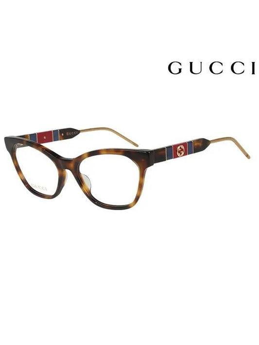 Glasses Frame GG0600O 003 Cat's Eye Acetate Women's Glasses - GUCCI - BALAAN.