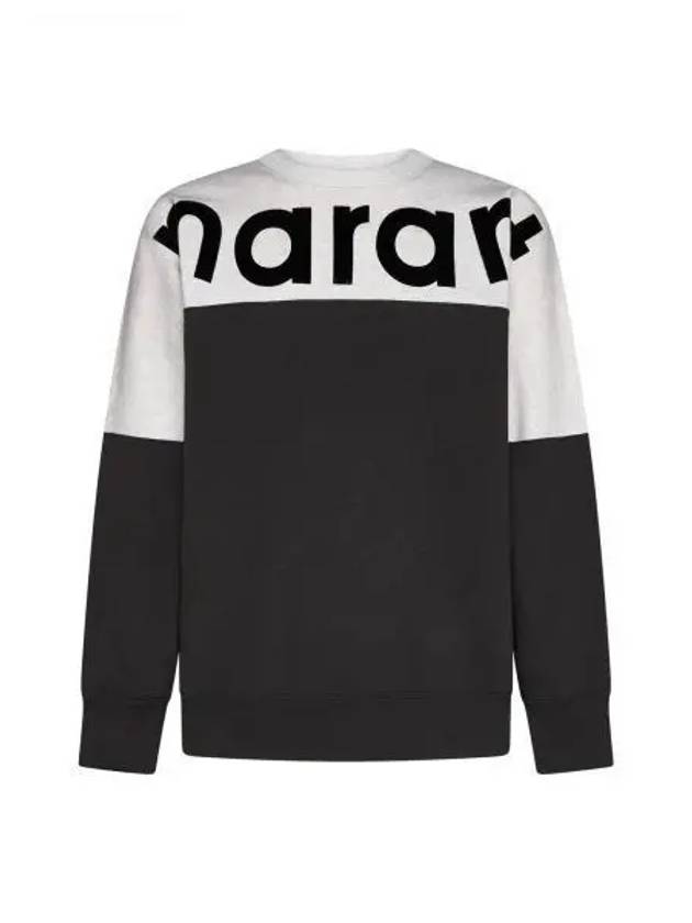 Howley Two Tone Logo Sweatshirt Faded Black - ISABEL MARANT - BALAAN 2