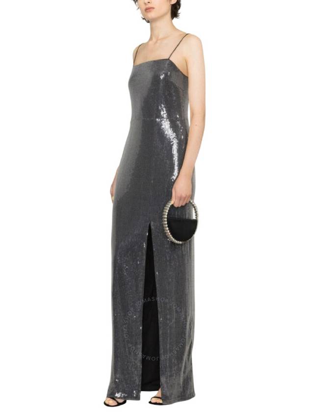 Rotate Square Neck Sequin-Embellished Long Dress, Brand Size 40 (US Size 6) - ROTATE - BALAAN 3